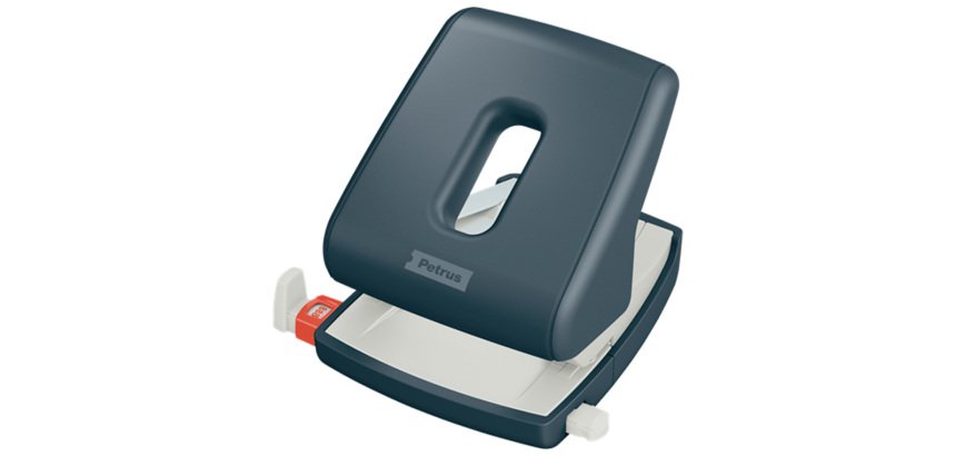 Taladrador petrus cosy gris capacidad 30 hojas