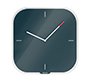 Reloj leitz cosy de pared silencioso cristal 30x30 cm gris