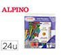 Set de dibujo alpino color experience 24 lapices de colores y libro de 120 mandalas