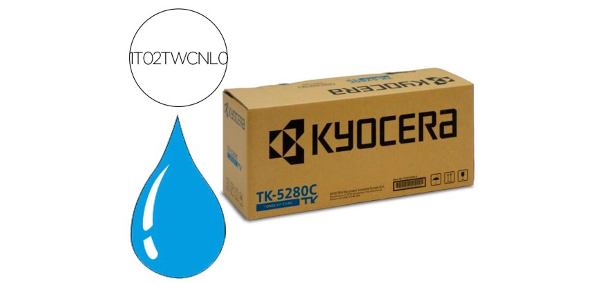 Toner kyocera tk5280c cian para ecosysm6235 / 6635cidn