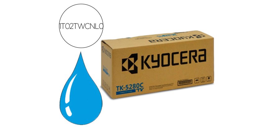Toner kyocera tk5280c cian para ecosysm6235 / 6635cidn
