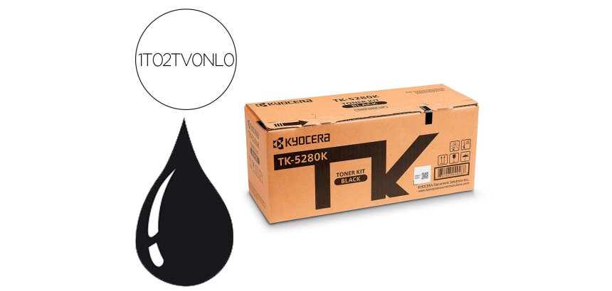 Toner kyocera tk5280k negro para ecosysm6235 / 6635cidn