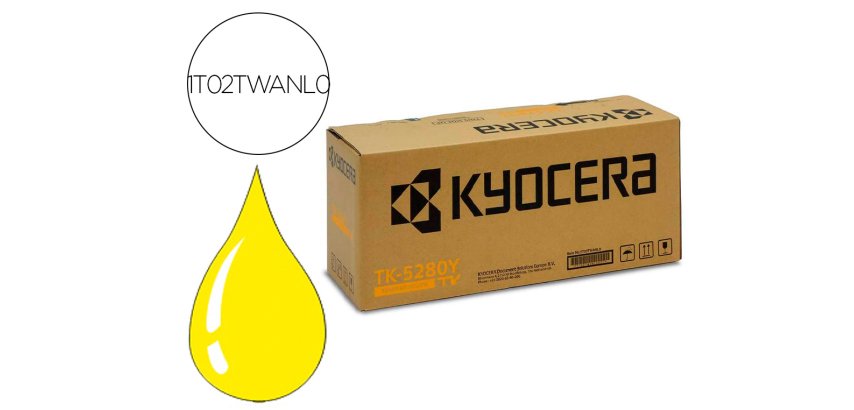 Toner kyocera tk5280y amarillo para ecosysm6235 / 6635cidn