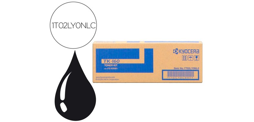 Toner kyocera -mita fs-1120d / 1120dn negro tk-160