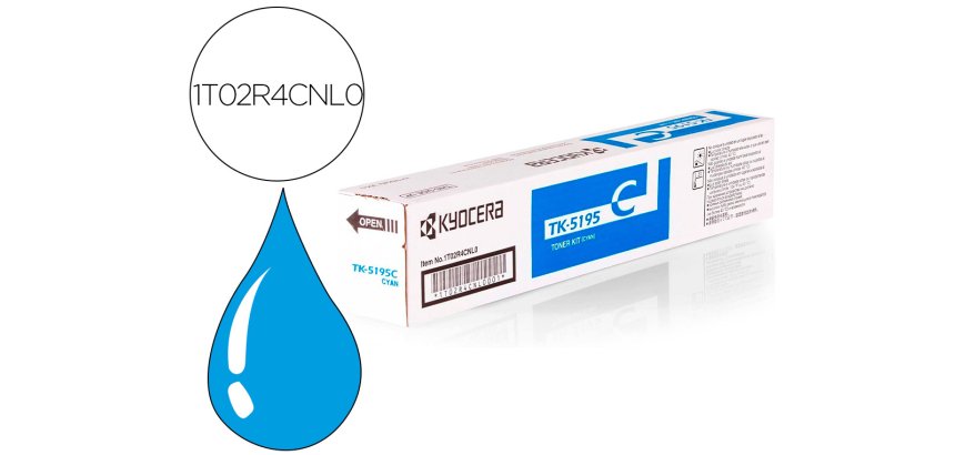 Toner tk-5195c kyocera 1t02r4cnl0 / cyan