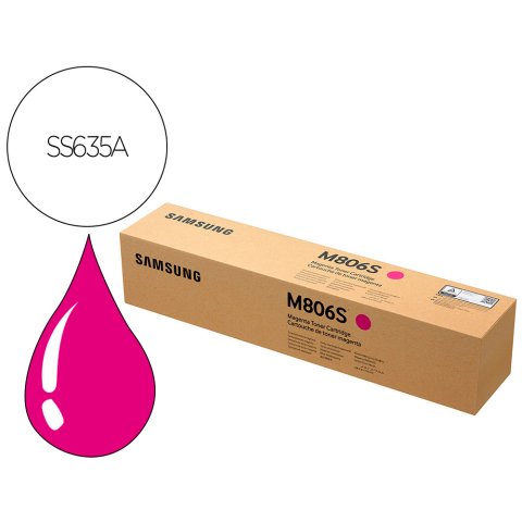 Toner hp samsung magenta standard (cltm806s/els)