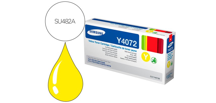 HP Samsung CLT-Y4092S / SU482A Tóner Original Amarillo (1000 páginas)