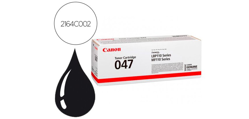 Toner canon 047 1600p isensys lbp112 negro