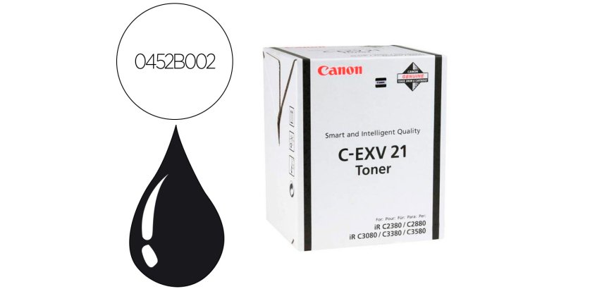 Toner canon exv21b irc2380 irc2880 negro