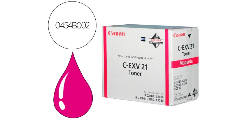 Canon C-EXV 21 / 0454B002 Tóner original magenta de alta capacidad (14000 páginas)
