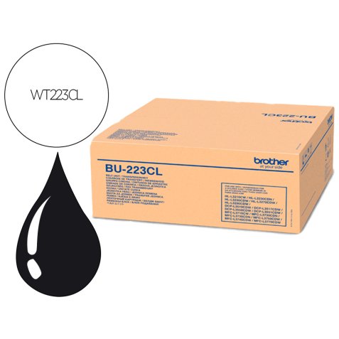 Brother WT-223CL pieza de repuesto de equipo de impresión Colector de tóner usado 1 pieza(s)