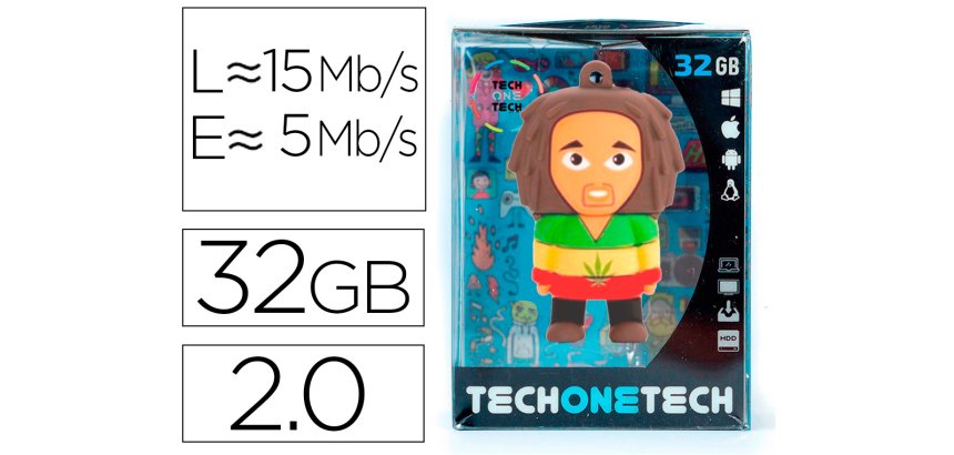 Memoria usb tech on tech Bob 32 gb
