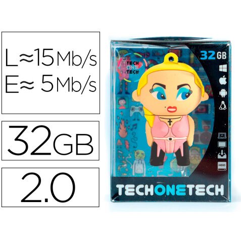 Memoria usb tech on tech Madona 32 gb