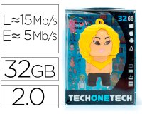 Memoria usb tech on tech Shaskira 32 gb