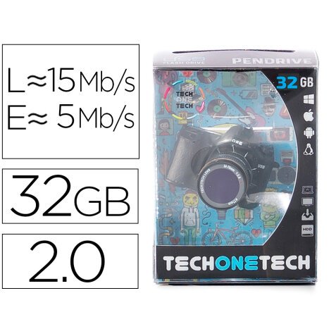 Memoria usb tech on tech camara fotos the perfect one 32 gb