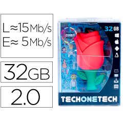 Memoria usb tech on tech rosa one 32 gb