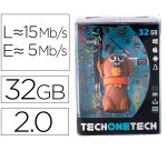 Memoria usb tech on tech dubby du el perro 32 gb
