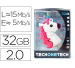 Memoria usb tech on tech mi unicornio 32 gb