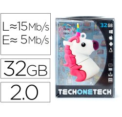 Memoria usb tech on tech mi unicornio 32 gb