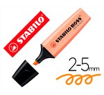 Rotulador stabilo boss fluorescente 70 pastel naranja palido