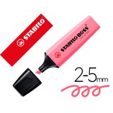 Rotulador stabilo boss fluorescente 70 pastel fucsia helado