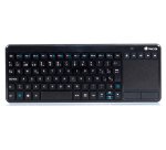 Teclado ngs warrior inalámbrico touch pad con teclas multimedia de 2,4 ghz color negro