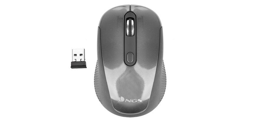 NGS Haze ratón RF Wireless Óptico 1600 DPI Ambidextrous