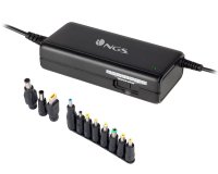 Adaptador de corriente ngs manual laptop 90w con 11 adaptadores
