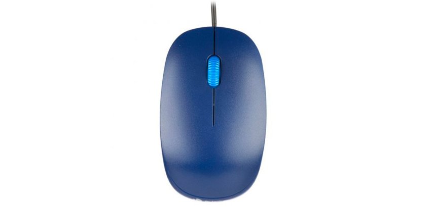 Raton ngs wired flame optico con cable 1000 dpi ambidiestros usb color azul