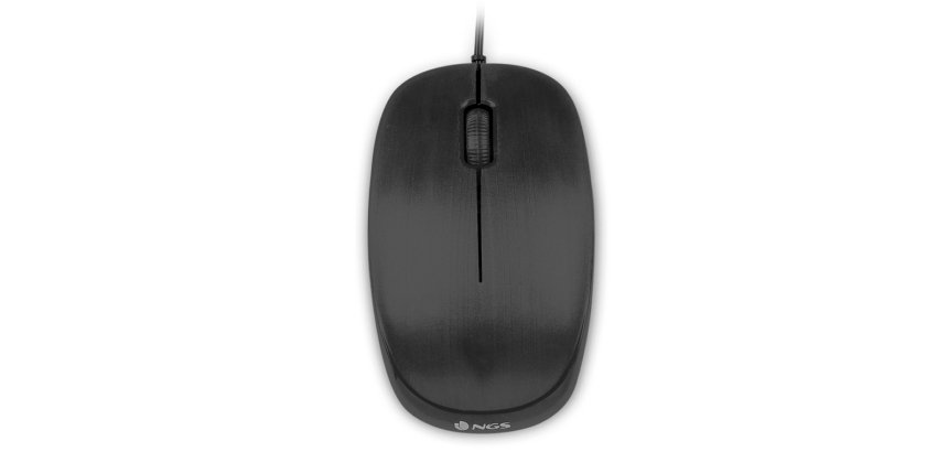 NGS Flame ratón Oficina mano derecha USB tipo A Óptico 1000 DPI