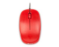 Ratón ngs wired flame oóptico con cable 1000 dpi ambidiestros usb color rojo