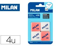 Goma de borrar MILAN 430 - blister de 4 unidades