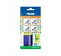 Sacapuntas milan collection plastico 2 usos + 4 gomas de borrar 430
