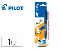 Boligrafo pilot frixion ball borrable 0,7 mm punta media azul en blister