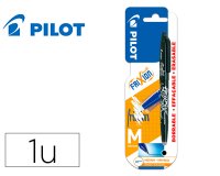 Boligrafo pilot frixion ball borrable 0,7 mm punta media negro en blister