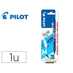 Boligrafo pilot frixion clicker borrable 0,7 mm punta media azul en blister