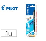 Boligrafo pilot frixion clicker borrable 0,7 mm punta media negro en blister