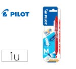 Boligrafo pilot frixion clicker borrable 0,7 mm punta media rojo en blister