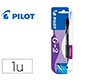 Boligrafo pilot g-2 negro tinta gel retractil sujecion de caucho en blister