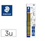 Lapices de grafito staedtler noris n.2 hb blister de 3 unidades