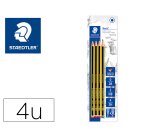 Lapices de grafito staedtler noris blister de 2 unidades n.2 hb + 1 unidad n.0 2b + 1 unidad n 4 2h