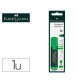 Rotulador faber castell fluorescente textliner 48-63 verde blister de 1 unidad