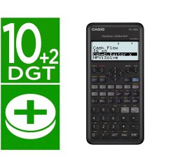 Calculadora casio fc-100v financiera 4 lineas 10+2 digitos almacenamiento flash calculo de ganancias con tapa