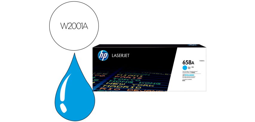 Toner hp 658a enterprise m751 cian 6000 paginas