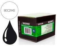 Toner laser lexmark 80c2xke negro 8000 paginas