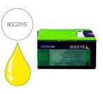 Toner laser lexmark 80c2xye amarillo 4000 paginas