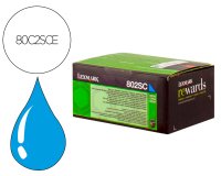 Toner laser lexmark 80c2sce cian 2000 paginas