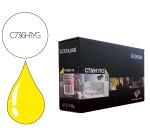 Lexmark C736H1YG Tóner original amarillo de alta capacidad (10000 páginas)