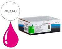 Toner lexmark laser 74c20m0 cx725de / cs720de / cs725de magenta 3000 paginas