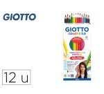 Lapices de colores giotto colors 3.0 mina 3 mm caja de 12 colores surtidos